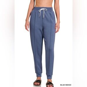 Zenana Drawstring Scuba Sweatpants with Pockets 10010088192